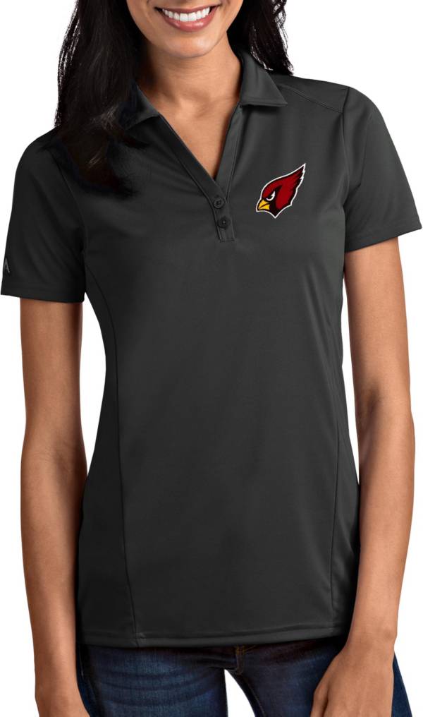 Antigua Women's Arizona Cardinals Tribute Grey Polo