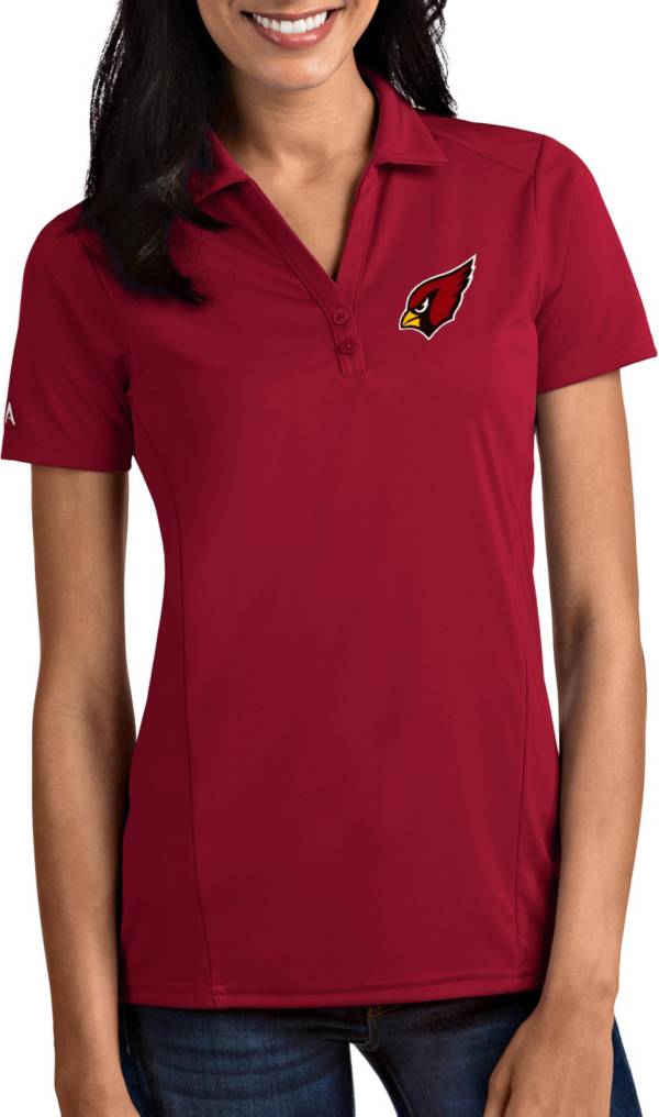 Antigua Women's Arizona Cardinals Tribute Red Polo