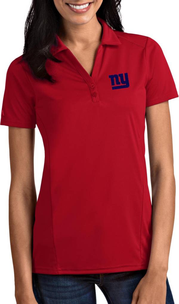 Antigua Women's New York Giants Tribute Red Polo