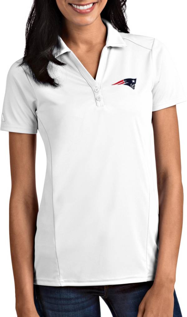 Antigua Women's New England Patriots Tribute White Polo