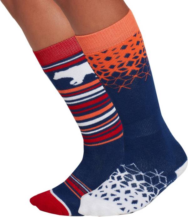Alpine Design Boys' Snow Sport Over-the-Calf Socks - 2 Pack