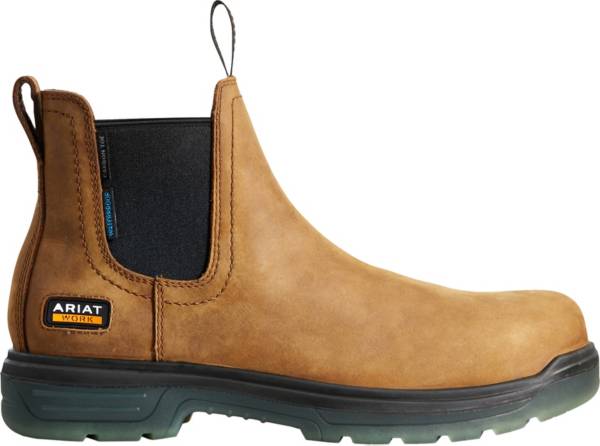 Ariat Men's Turbo Chelsea CSA Waterproof Carbon Toe Work Boots