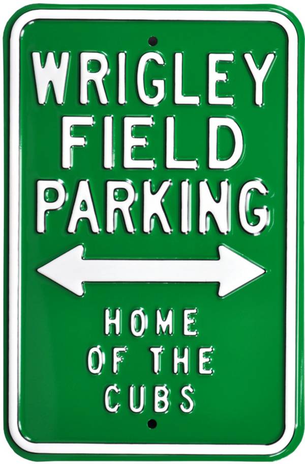 Authentic Street Signs Chicago Cubs Parking Sign