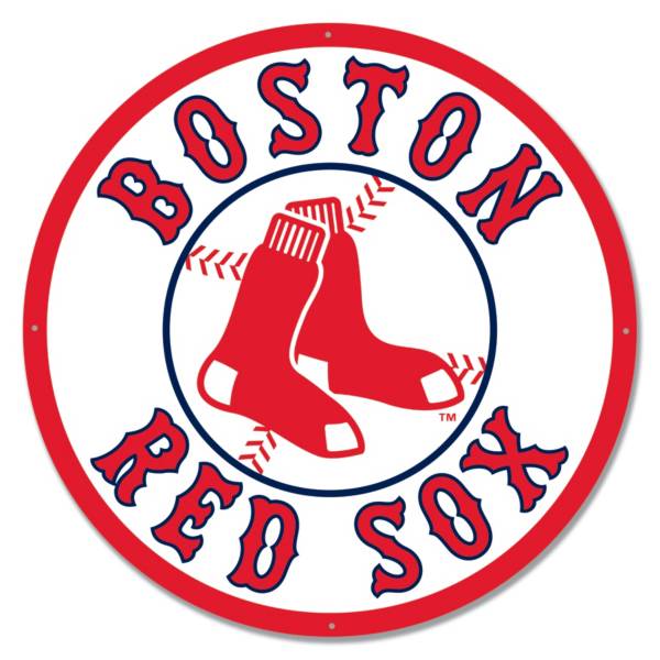 Authentic Street Signs Boston Red Sox Steel Logo Sign