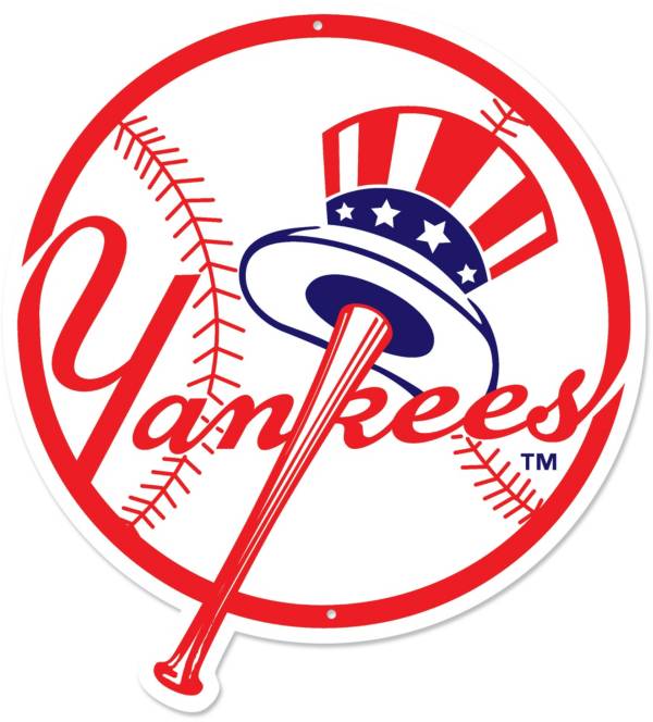 Authentic Street Signs New York Yankees Steel Logo Sign