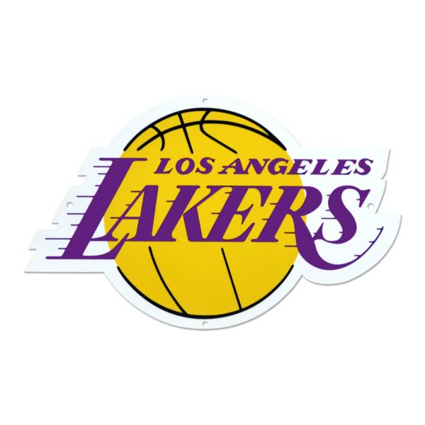 Authentic Street Signs Los Angeles Lakers Steel Logo Sign