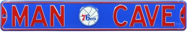 Authentic Street Signs Philadelphia 76ers ‘Man Cave' Street Sign