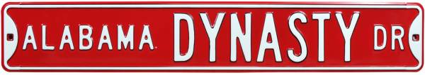 Authentic Street Signs Alabama Crimson Tide Dynasty Street Sign