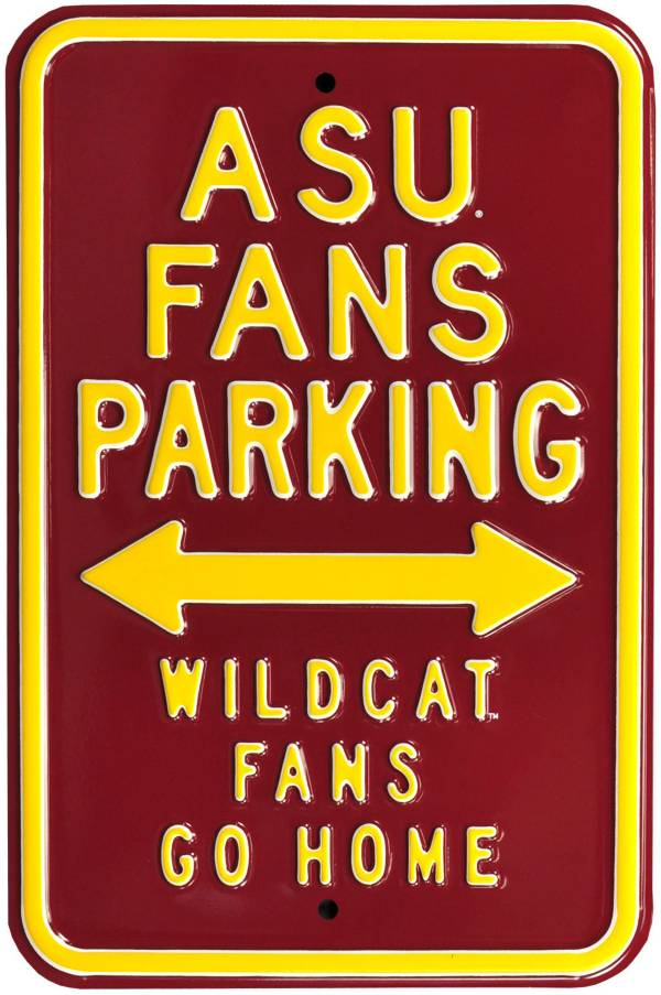 Authentic Street Signs Arizona State Sun Devils Parking Sign