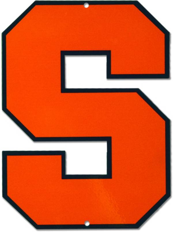 Authentic Street Signs Syracuse Orange Steel Logo Sign