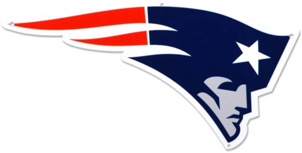 Authentic Street Signs New England Patriots Steel Logo Sign