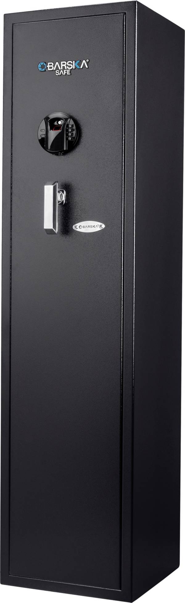 Barska HQ900 Large Quick Access 5-Gun Rifle Safe with Biometric Keypad Lock