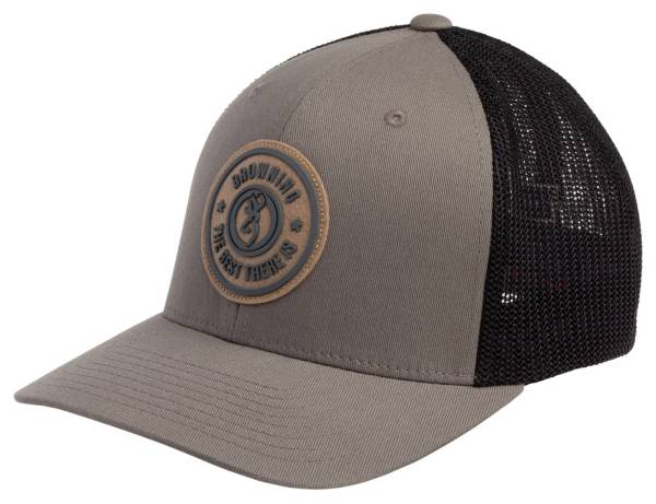 Browning Men's Dusted Gray Flexfit Hat product image