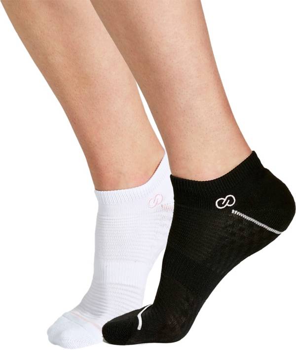 CALIA Texture Trainer No Show Socks 2 Pack