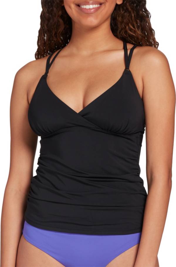 CALIA Women's Strappy Ruched Tankini Top product image
