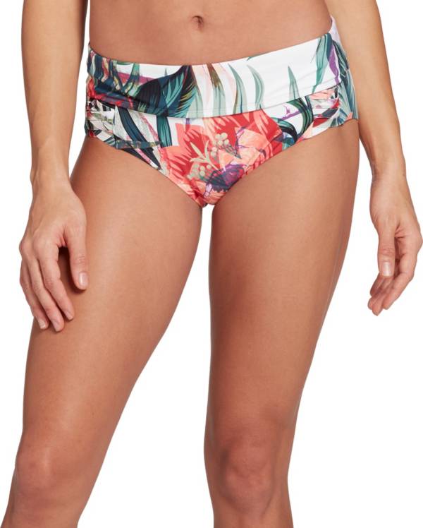 CALIA Women's Weave Boyshort Swim Bottoms