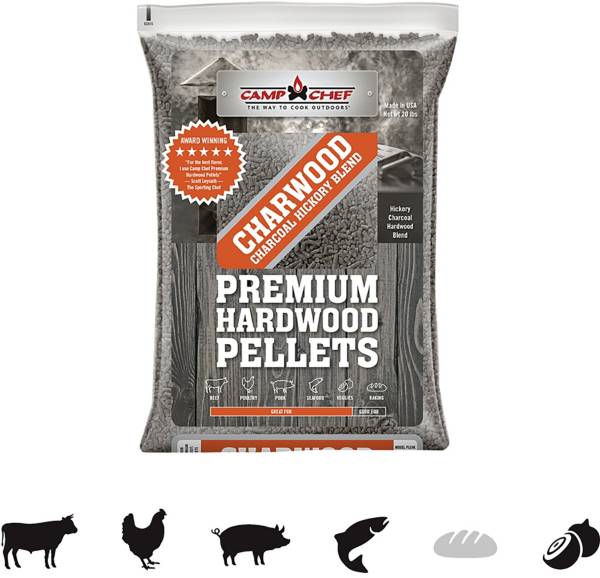 Camp Chef Charwood Charcoal Hickory Premium Hardwood Pellets
