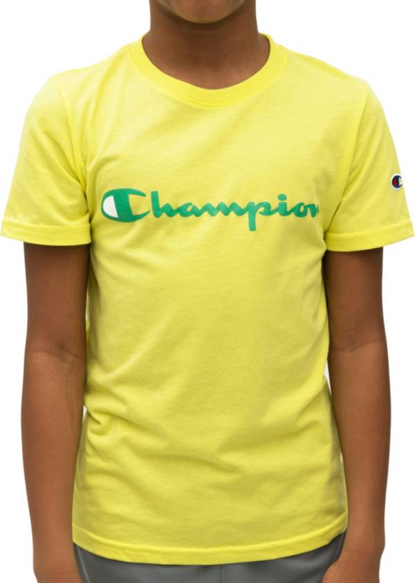 Champion Boys' Classic Script T-Shirt