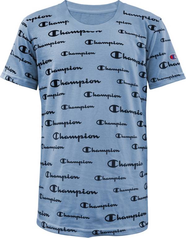 Champion Boys' Allover Print Script T-Shirt