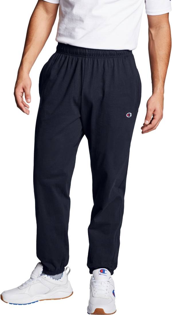 Champion Men's Closed Bottom Jersey Pants (Regular and Big & Tall)