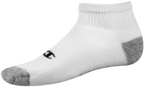 Champion Men's Double Dry Performance Quarter Socks - 6 Pack