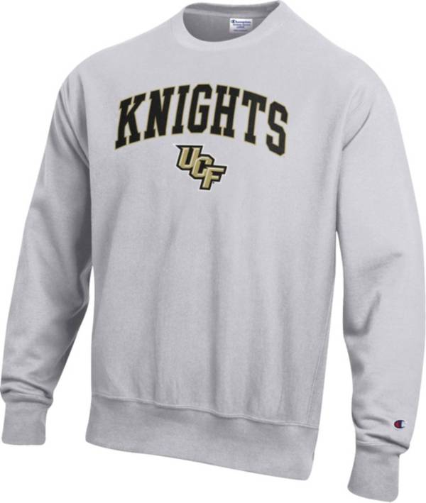 Champion Men's UCF Knights Grey Reverse Weave Crew Sweatshirt