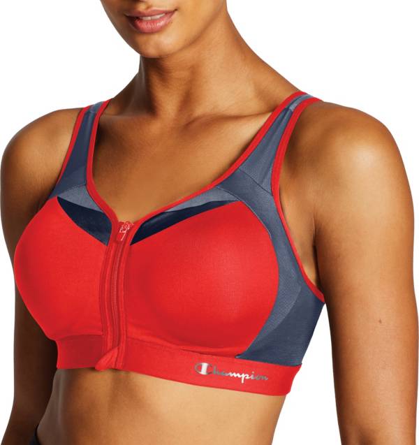 Champion Women's Motion Control Zip Sports Bra