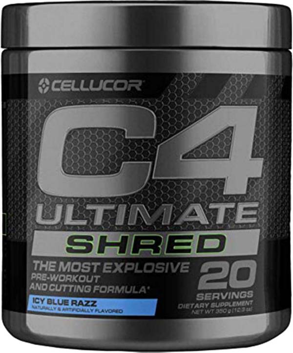 Cellucor C4 Ultimate Shred Pre-Workout Icy Blue Razz 20 Servings