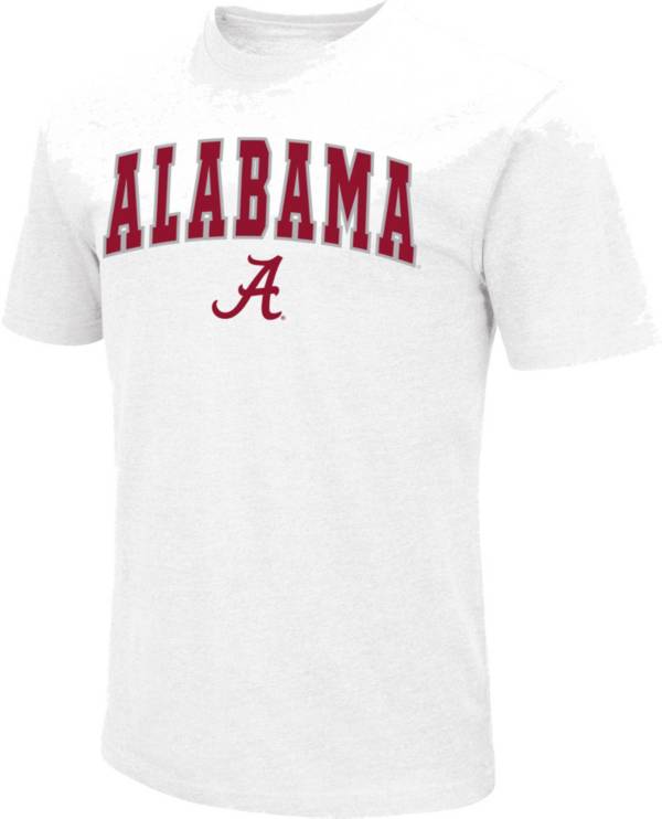 Colosseum Men's Alabama Crimson Tide Dual Blend White T-Shirt