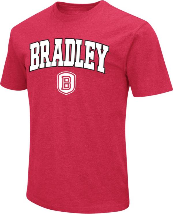 Colosseum Men's Bradley Braves Red Dual Blend T-Shirt