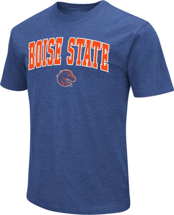 Colosseum Men's Boise State Broncos Blue Dual Blend T-Shirt