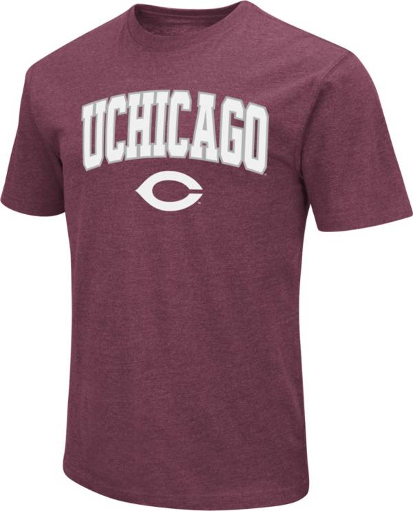 Colosseum Men's Chicago Maroons  Maroon Dual Blend T-Shirt product image