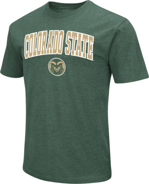 Colosseum Men's Colorado State Rams Green Dual Blend T-Shirt