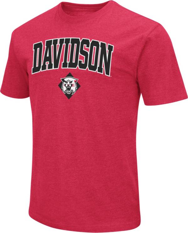 Colosseum Men's Davidson Wildcats Red Dual Blend T-Shirt