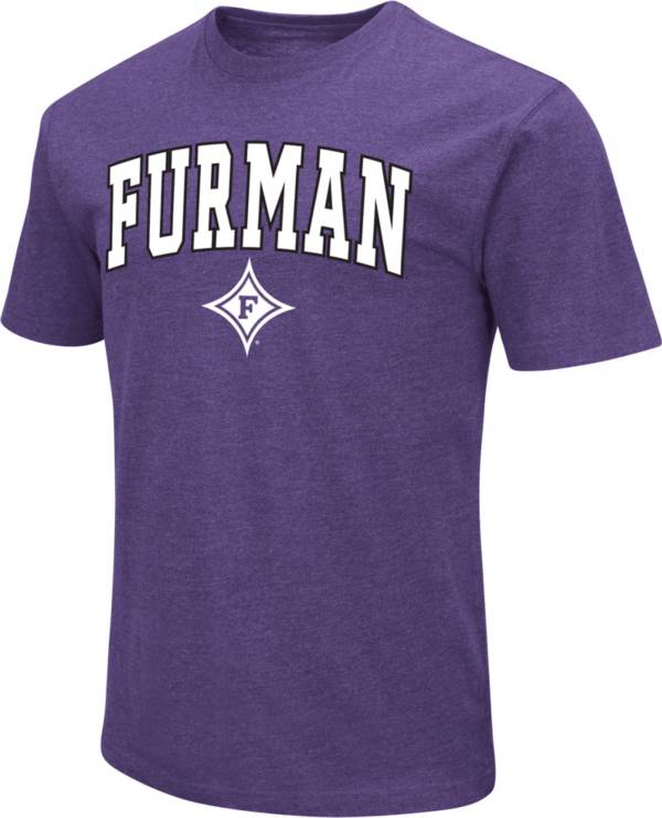 Colosseum Men's Furman Paladins Purple Dual Blend T-Shirt