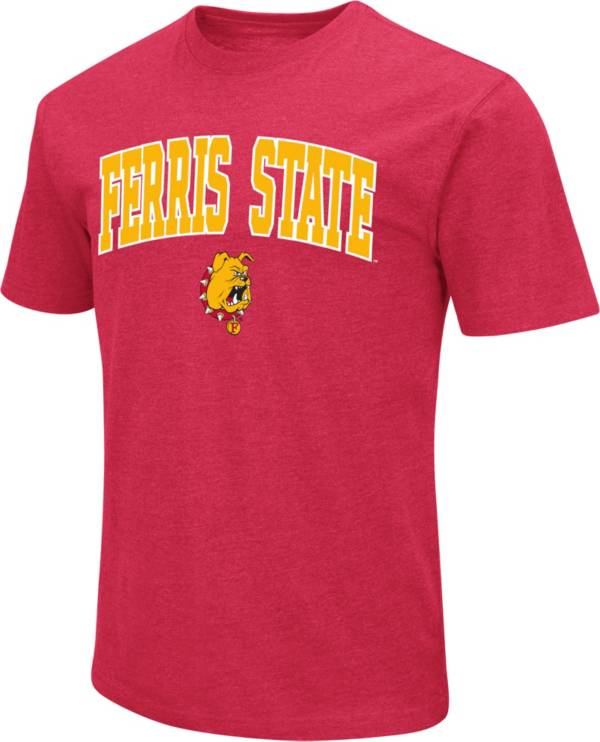 Colosseum Men's Ferris State Bulldogs Crimson Dual Blend T-Shirt