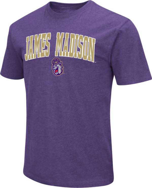 Colosseum Men's James Madison Dukes Purple Dual Blend T-Shirt