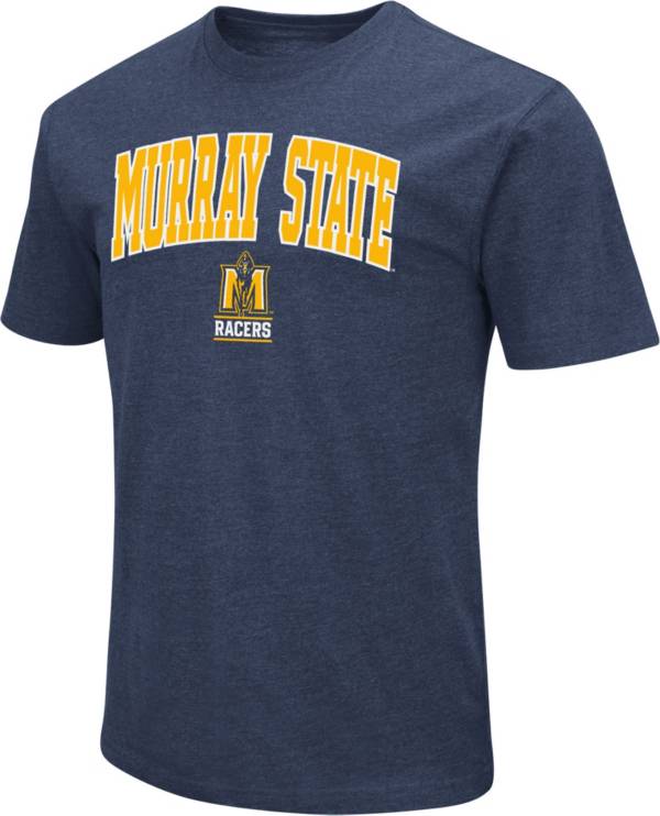 Colosseum Men's Murray State Racers Navy Blue Dual Blend T-Shirt