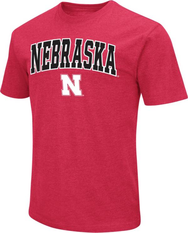 Colosseum Men's Nebraska Cornhuskers Scarlet Dual Blend T-Shirt