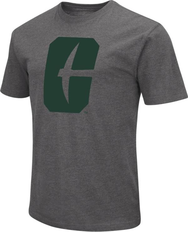 Colosseum Men's Charlotte 49ers Grey Dual Blend T-Shirt