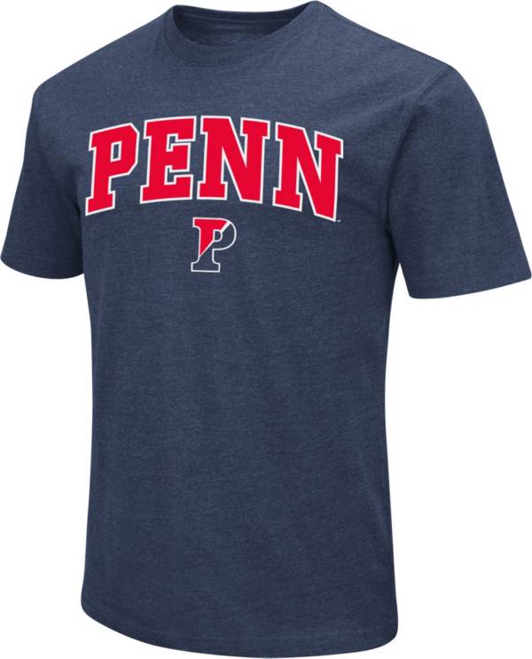 Colosseum Men's University of Pennsylvania Quakers Blue Dual Blend T-Shirt