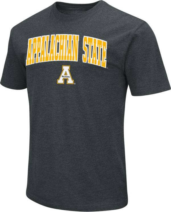 Colosseum Men's Appalachian State Mountaineers Dual Blend Black T-Shirt