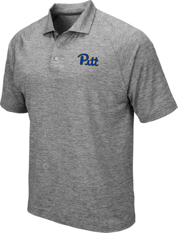 Colosseum Men's Pitt Panthers Grey Polo product image