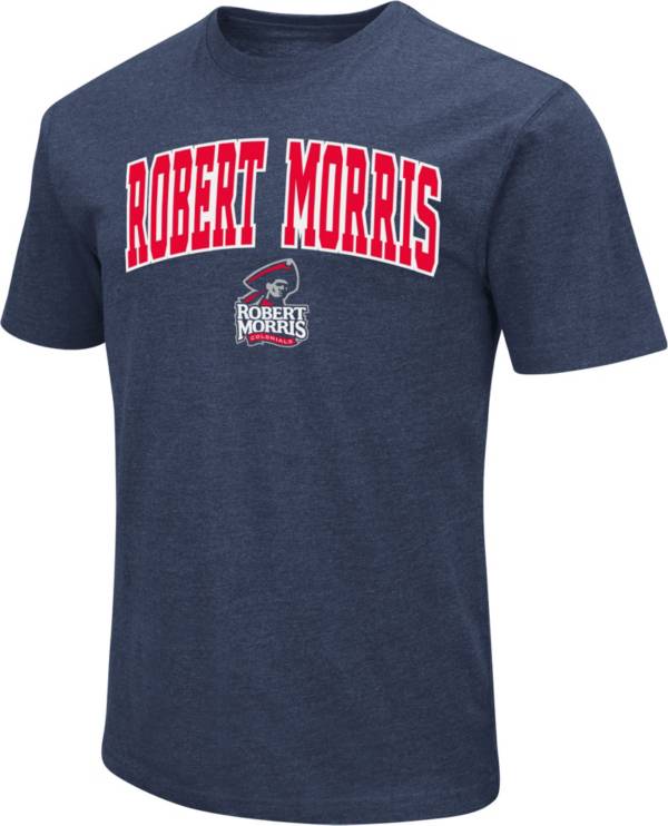 Colosseum Men's Robert Morris Colonials Navy Blue Dual Blend T-Shirt