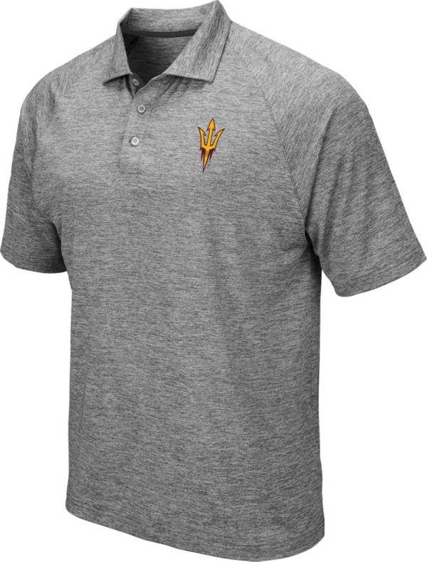 Colosseum Men's Arizona State Sun Devils Grey Polo