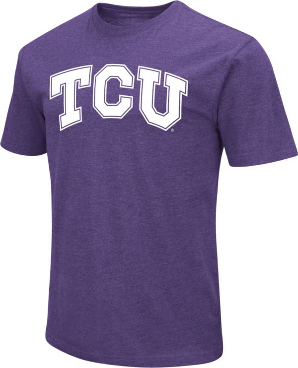 Colosseum Men's TCU Horned Frogs Purple Dual Blend T-Shirt product image