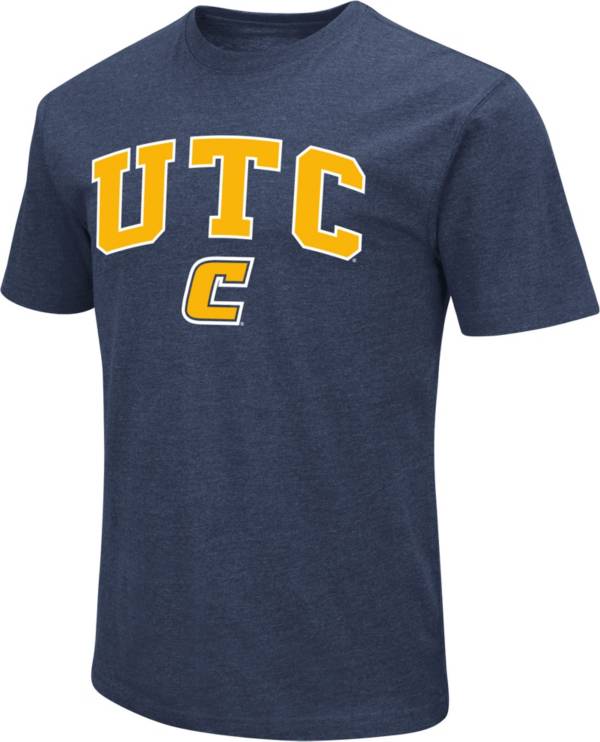 Colosseum Men's Chattanooga Mocs Navy Blue Dual Blend T-Shirt