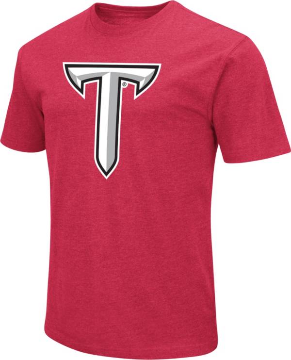 Colosseum Men's Troy Trojans Cardinal Dual Blend T-Shirt product image