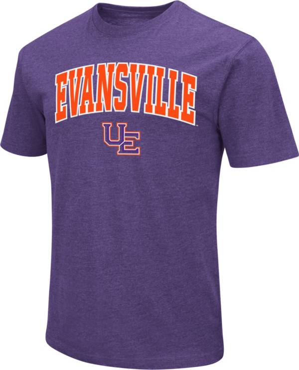 Colosseum Men's Evansville Purple Aces Purple Dual Blend T-Shirt