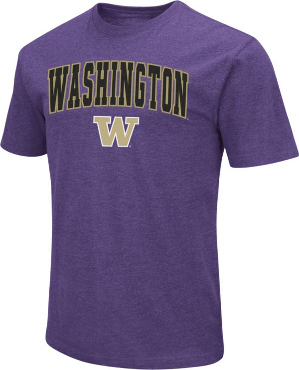 Colosseum Men's Washington Huskies Dual Blend Purple T-Shirt